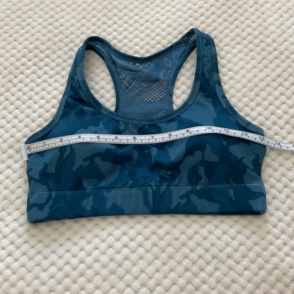 Zyia Active Blue Camo Racerback Sports Bra - Size Small - Picture 9 of 10